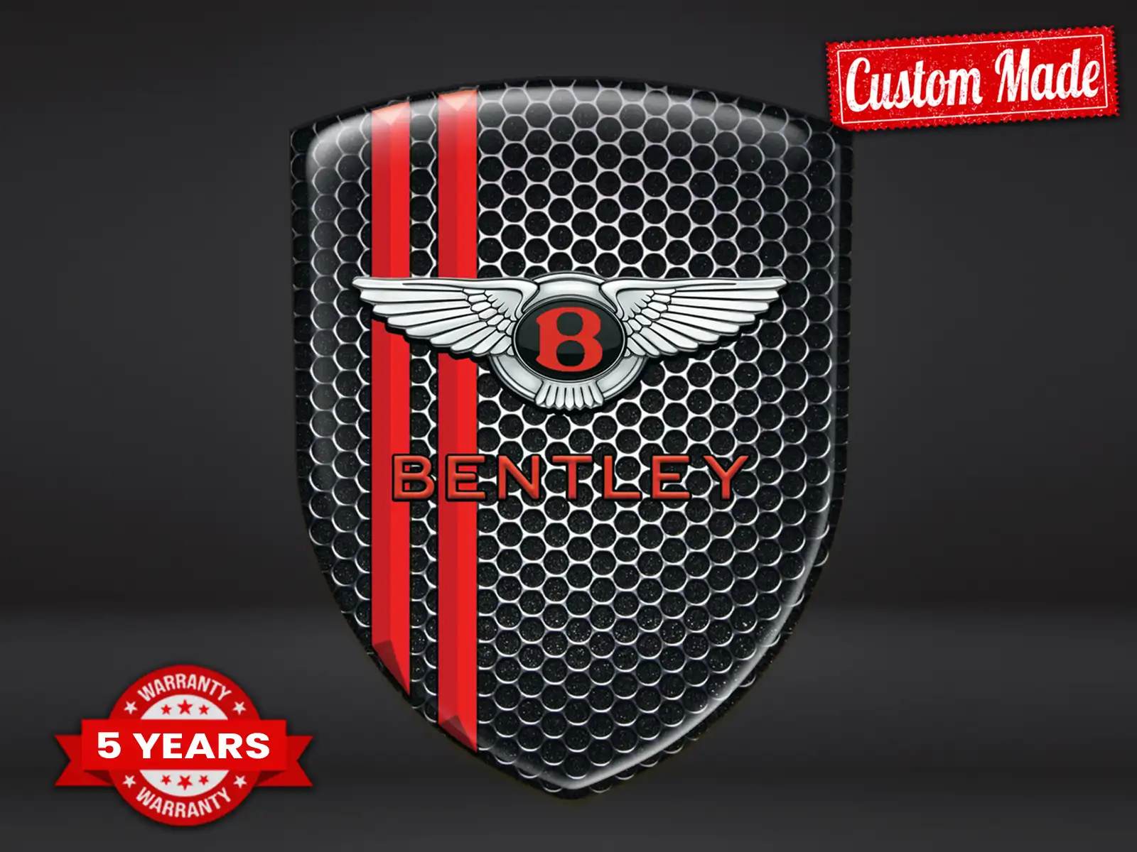 Bentley Emblème Bombé Max Robuste Stylé Pro